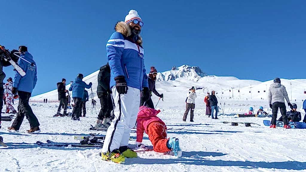 Erciyes'te sezon devam ediyor....